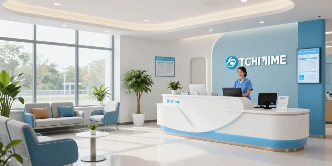 "Hair transplant Turkey clinic reception area showcasing medical services and patient care."