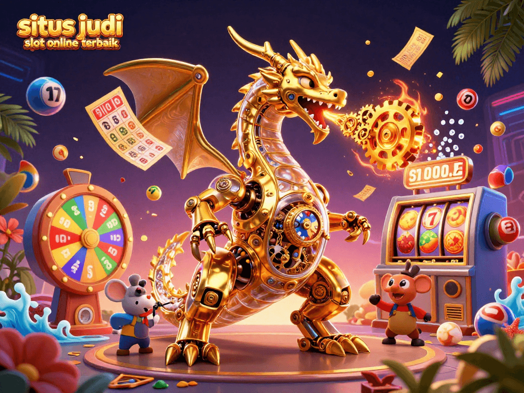 Menggandakan pengalaman bermain di situs judi slot online terbaik dengan elemen permainan warna-warni yang dinamis dan menarik perhatian.