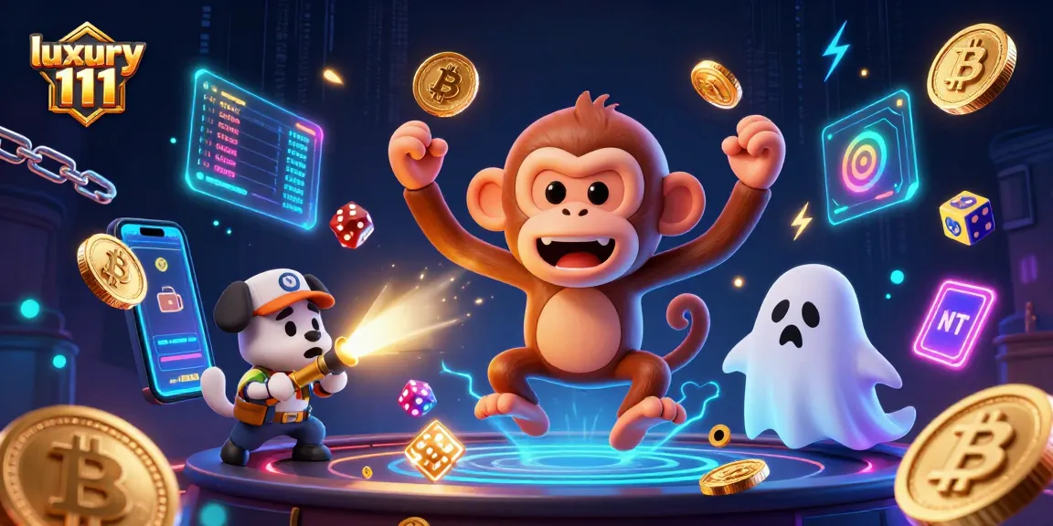 Engage with luxury 111 as a ghost-hunter puppy tracks a poltergeist monkey juggling golden casino elements.