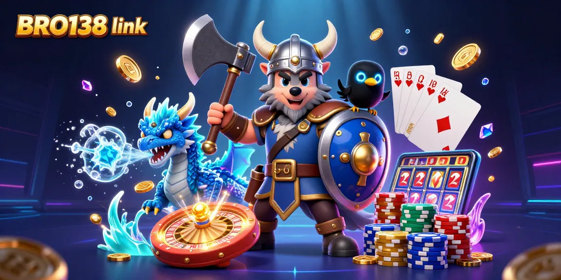 Engage with BRO138 link and win with exciting slot games featuring valiant characters and vibrant casino elements.