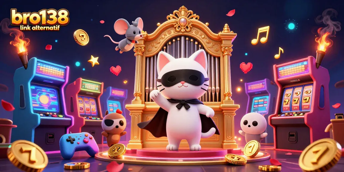 Experience exciting gameplay at bro138 link alternatif with a vibrant casino illustration full of action.