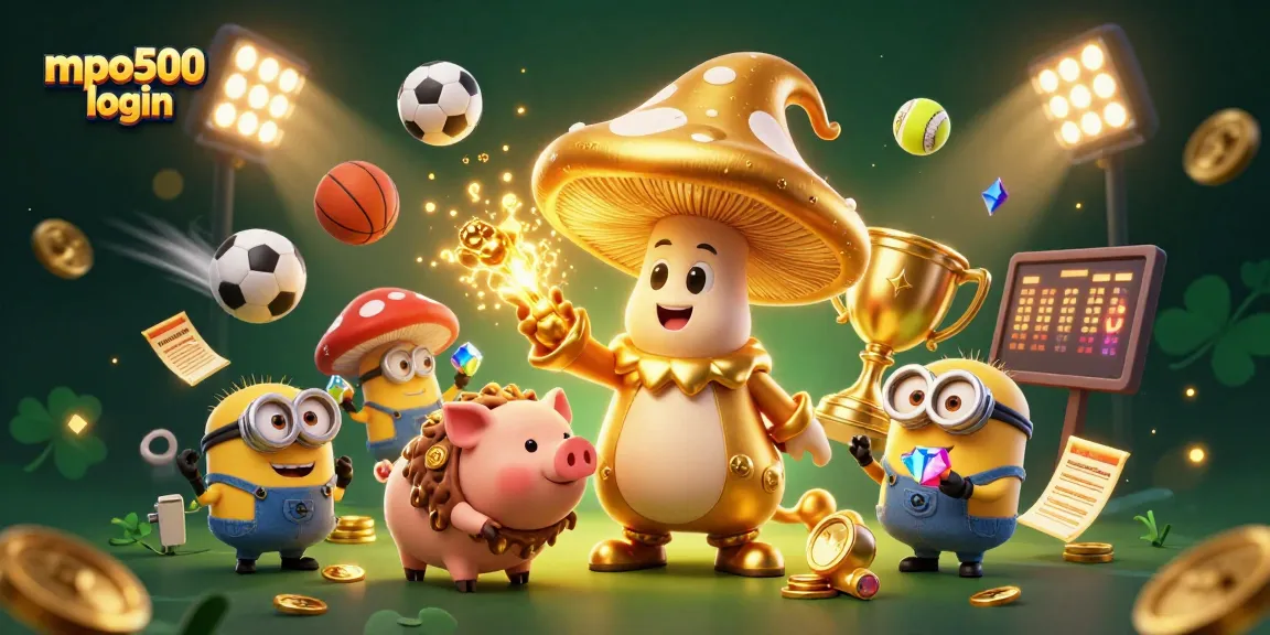 Experience the magic of gambling with mpo500 login in this vibrant, dynamic scene.