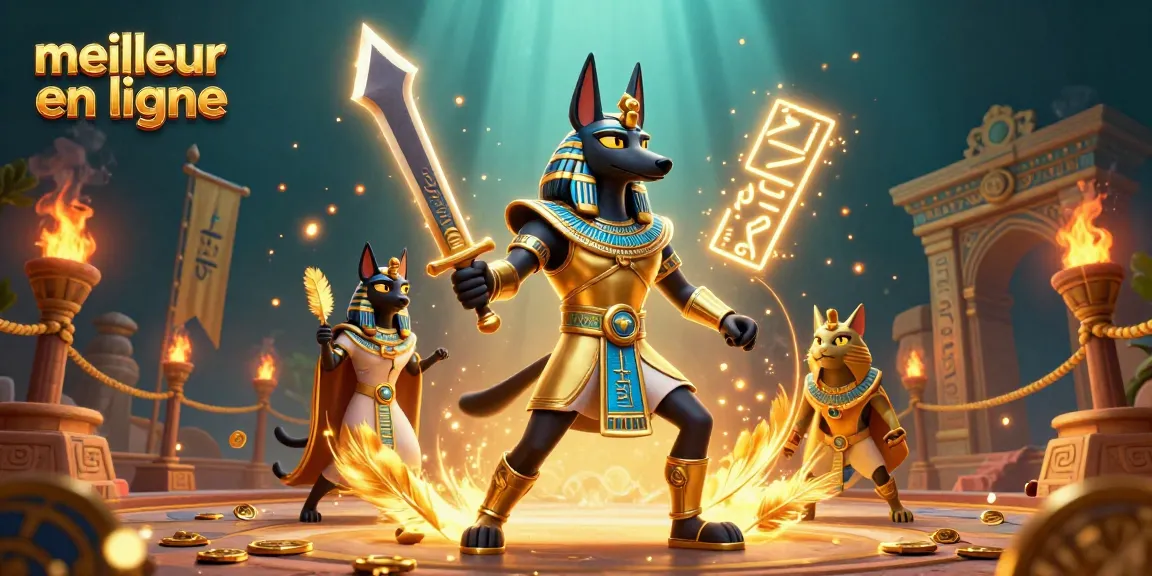 Jouez dans le meilleur casino en ligne avec Anubis, Bastet et des gains étincelants
