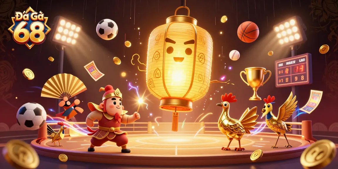 Participate in live cockfighting with Đá Gà 68, capturing the excitement with dynamic betting elements.