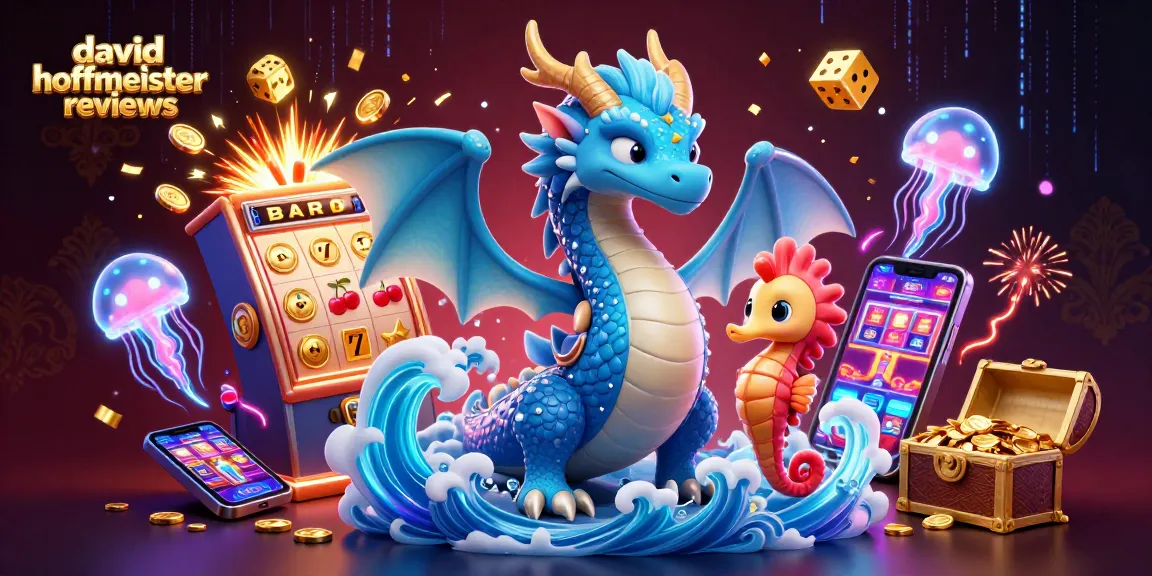 Engage with david hoffmeister reviews as the water dragon and knight celebrate a casino jackpot.