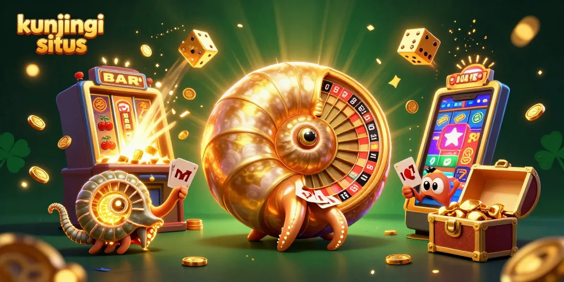 Mengunjungi situs dengan nautilus berkilau dan mesin slot jackpot yang menarik perhatian.