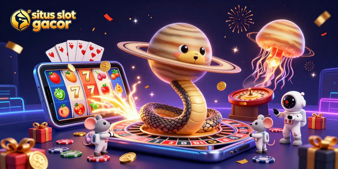Experience high-stakes excitement at situs slot gacor with colorful slot games and cosmic gambling fun.