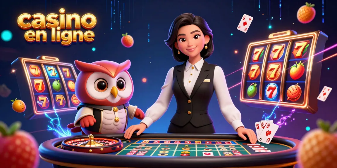 Experience thrilling games at casino en ligne with the elegant dealer and festive elements.
