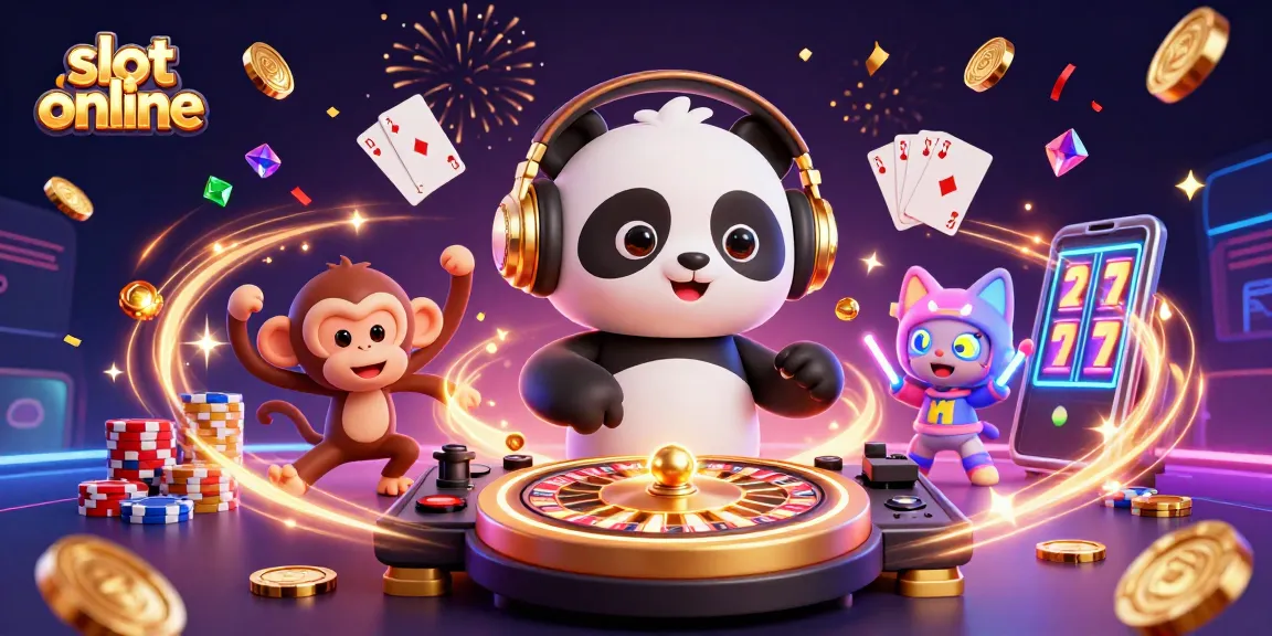 Slot online memukau dengan DJ panda, monyet breakdance, dan kucing rave di kasino.