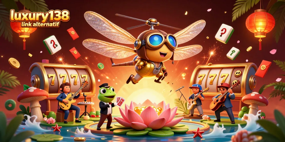 Engage in the thrilling world of luxury138 link alternatif with vibrant casino scenes featuring dynamic croupiers and slot machines.