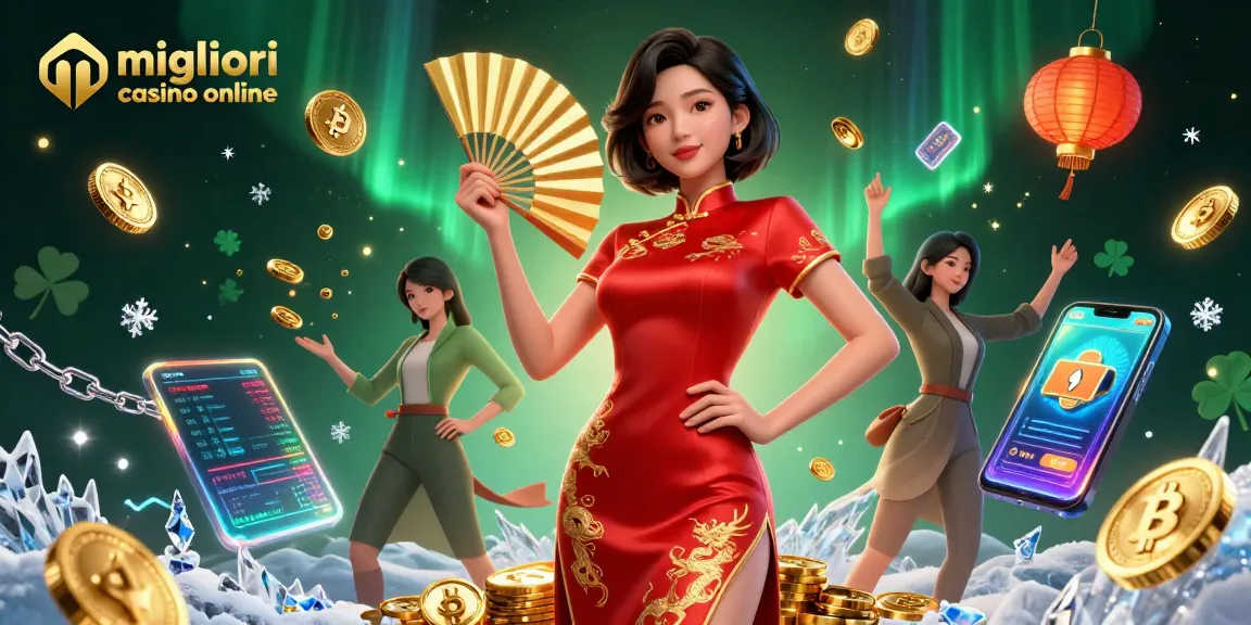 Interagisci con il vivace mondo dei migliori casino online con elementi asiatici e temi di valuta digitale.