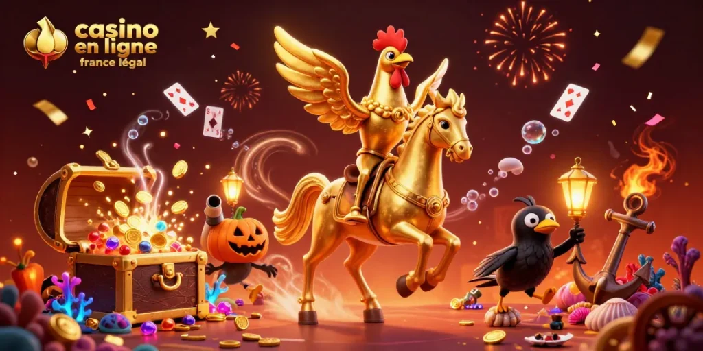 Jouer avec des croupiers dans un casino en ligne France légal, ambiance festive et dynamique.