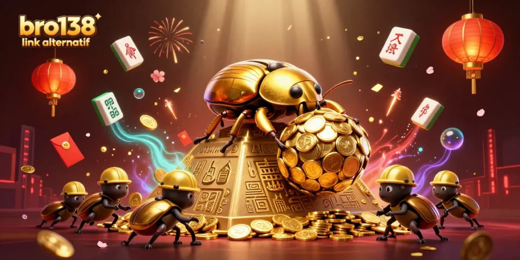 Engage with the bro138 link alternatif platform, showcasing vibrant casino elements and dynamic gameplay.