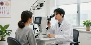 Atlanta LASIK consultation at a modern eye clinic with personalized care and advanced diagnostic technology.